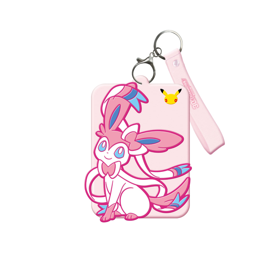 [PREORDER SHIP BY 10/7/26] (S-Chinese) Pokémon TCG: 30th Anniversary Celebration Keychain Card Display Set - Sylveon
