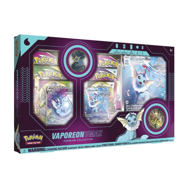 Pokémon TCG Vaporeon VMAX Premium Collection