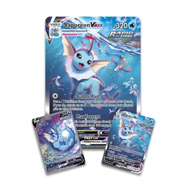 Pokémon TCG Vaporeon VMAX Premium Collection