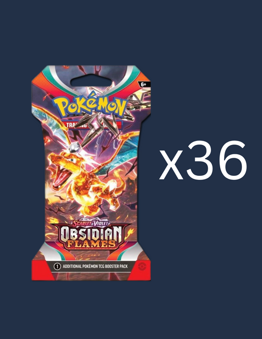 Pokémon TCG: Obsidian Flames Sleeved x36 Booster Packs